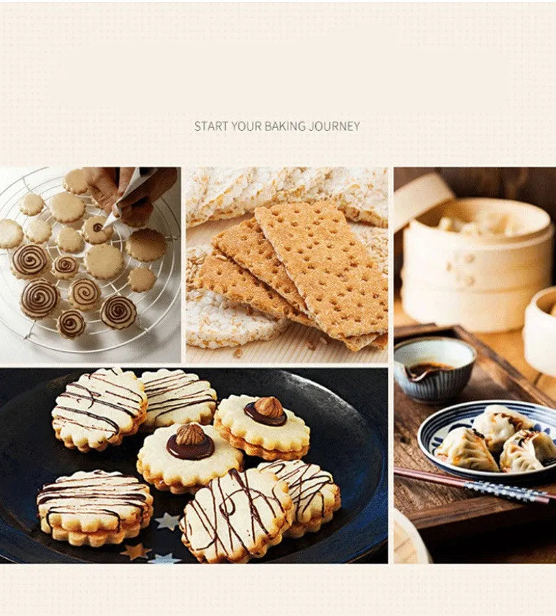 Round zinc alloy biscuit mould and cake cutter for pastry, dim sum and dumpling crusts