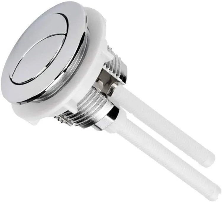 ABS plastic double flush button replacement kit for toilets, showing 38mm specification.