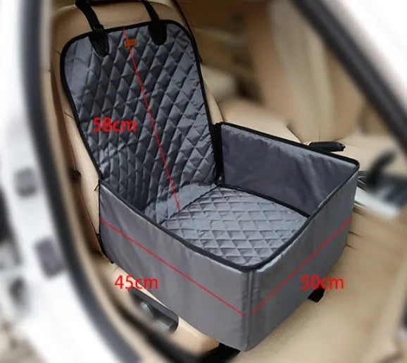 Car waterproof pad in waterproof nylon for pet backseat protection, free size, available in multiple colours