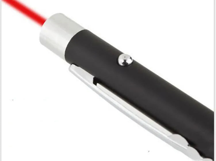 Black red laser pointer pen 13.5cm long for conference speech presentations with 100 to 200 metre range