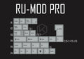 Kprepublic 139 PBT dye sublimation Cherry profile keycap set with Japanese Root black font legends for mechanical keyboards