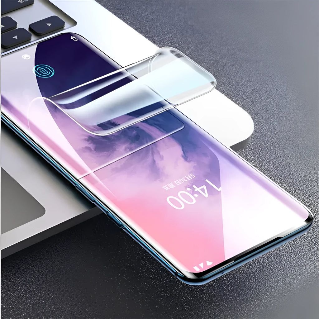 Three-pack of clear hydrogel screen protector films for Huawei and Honor smartphones