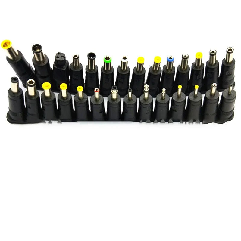 28-piece universal laptop DC adapter connector plug set for power supply repair and replacement