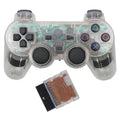 PS2 wireless game controller in seven colour options with 2.4GHz connection and vibration feedback