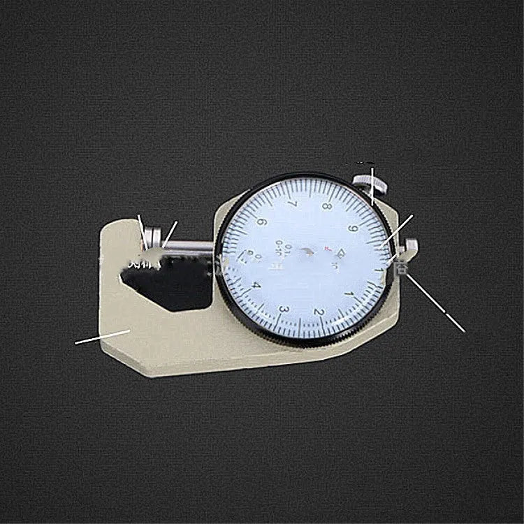 Digital thickness gauge with display for measuring steel tubes, film, and cloth materials from 0-20mm