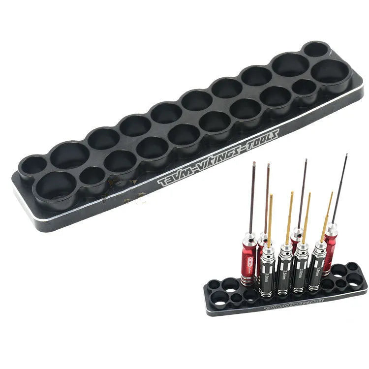 Remote control model car tool kit with titanium-plated screwdrivers and sleeve pliers for hobby modelling