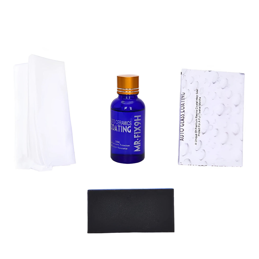 9H nano-ceramic automotive crystal coating 30ml transparent liquid in bottle