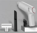 Wireless handheld car vacuum cleaner with 8000pa suction, washable filter, and visual dust bucket in black