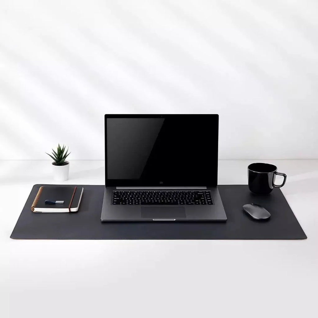Extra large black or grey mouse pad, 800x400x2mm, waterproof surface, with storage bag.
