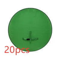 Foldable reflector for chair photography background board in green, nylon fabric, unfolded 150x200 cm with steel spring frame