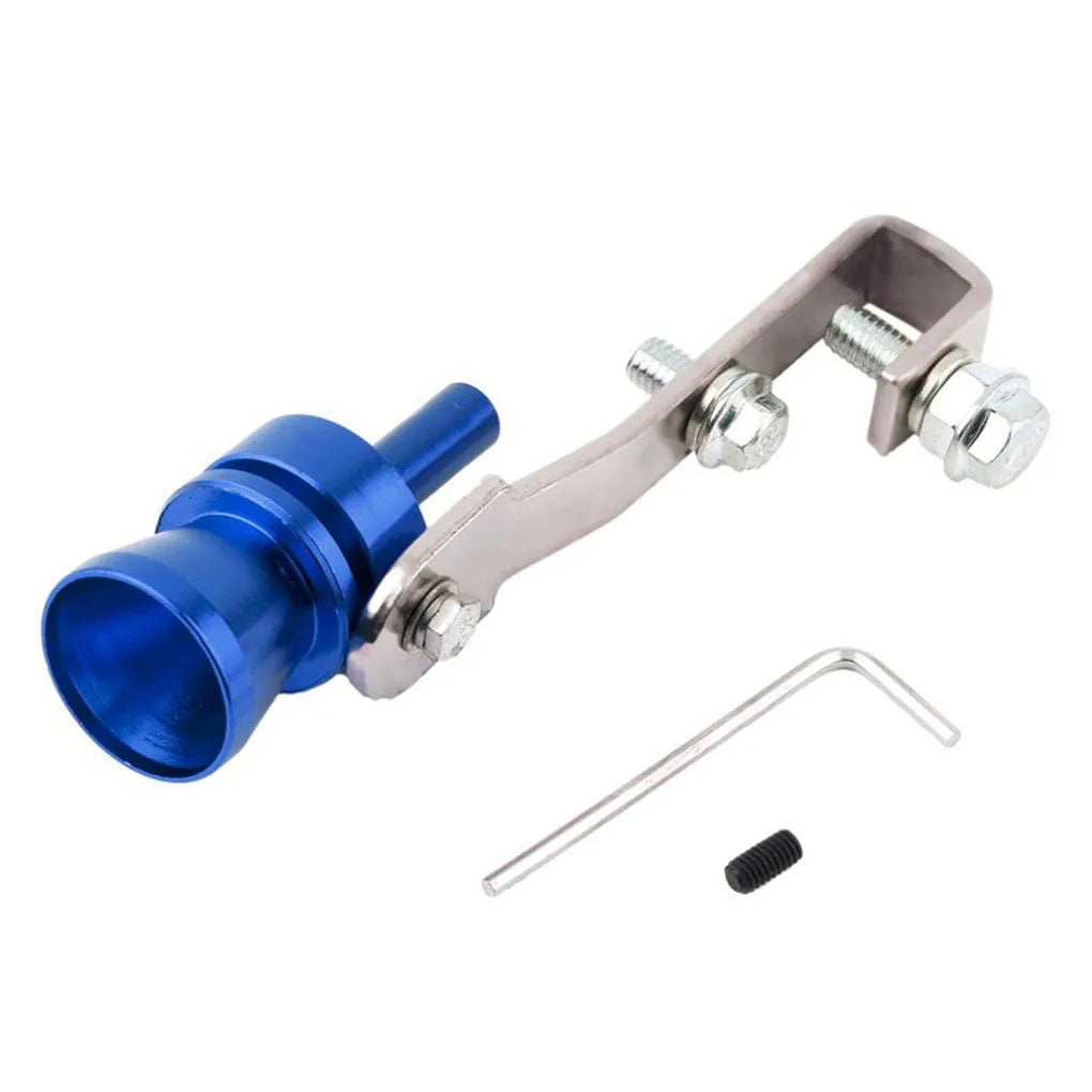 Colour Turbo Whistle Exhaust Pipe aluminium alloy 28mm for GM modified in Gold L size