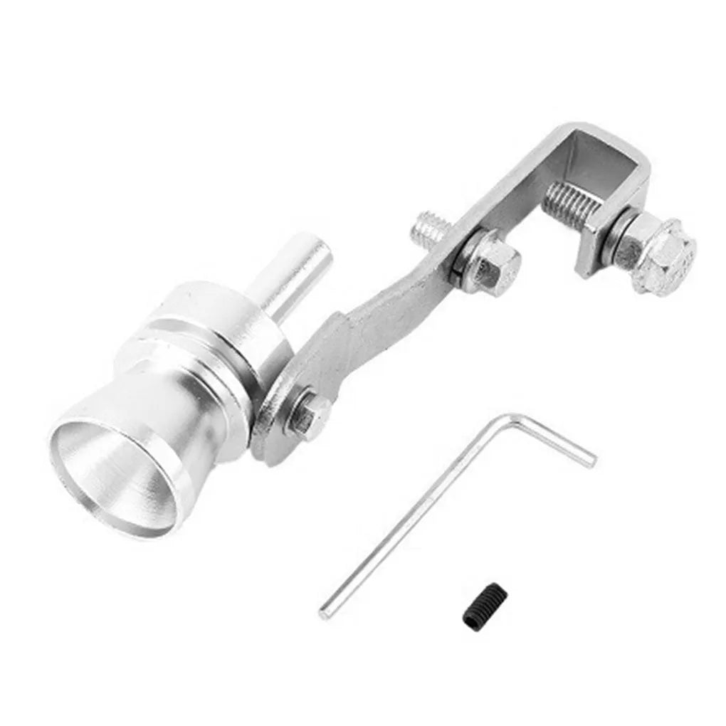 Colour Turbo Whistle Exhaust Pipe aluminium alloy 28mm for GM modified in Gold L size