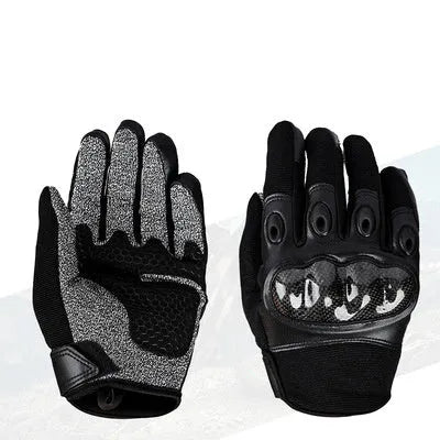 Tactical gloves with carbon fibre full-finger stab-resistant protection in solid colour, sizes M L XL