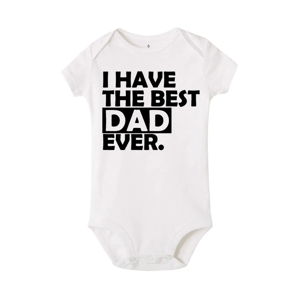 Newborn baby romper in cotton with thin section, colour A-HY1362-MOM, suitable for summer and spring, sizes 0-24 months.