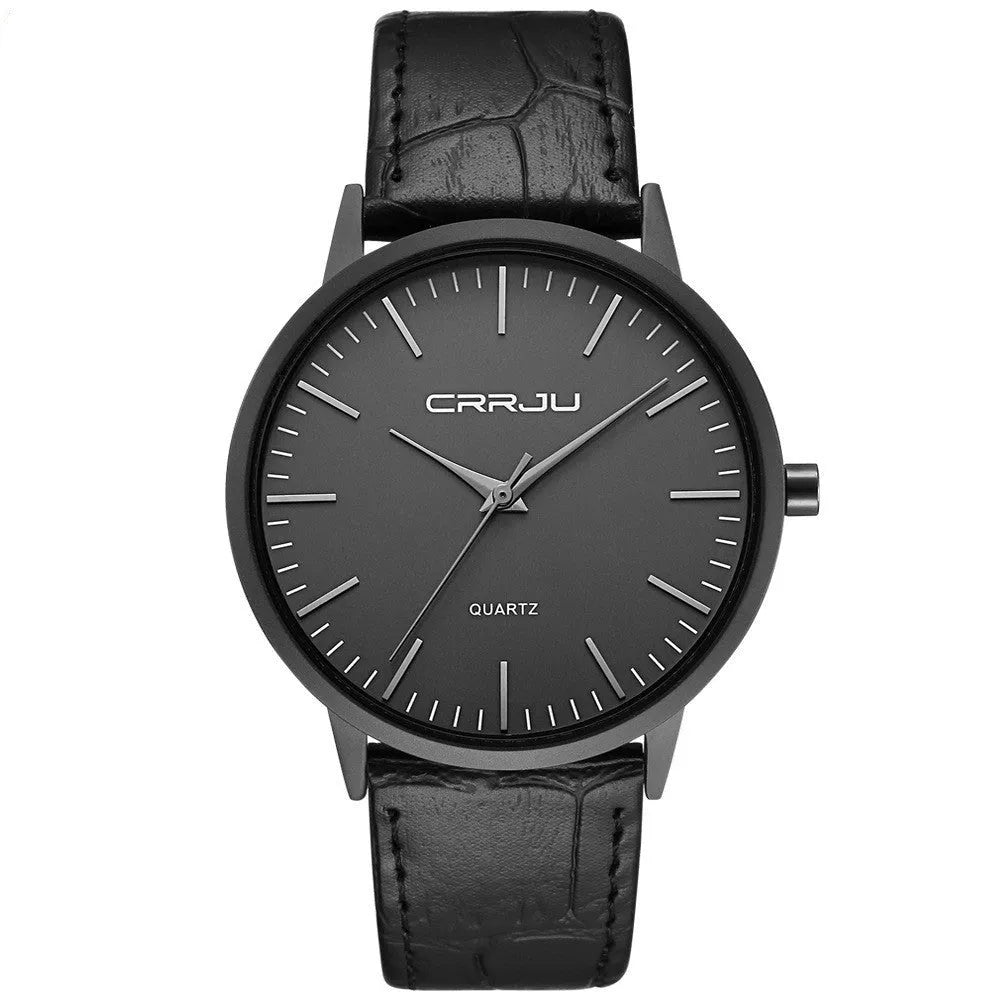 Casual waterproof quartz watch with alloy case available in black, gold or grey dial with mesh or leather strap