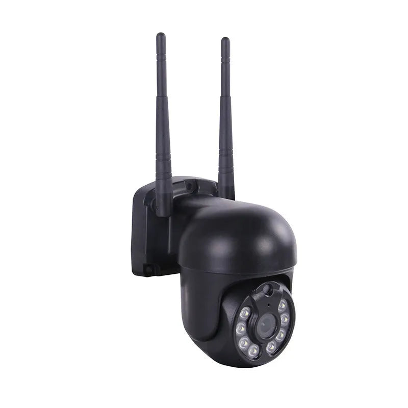 White wireless spherical surveillance camera with 3.6mm lens and 1080p resolution for home NVR system