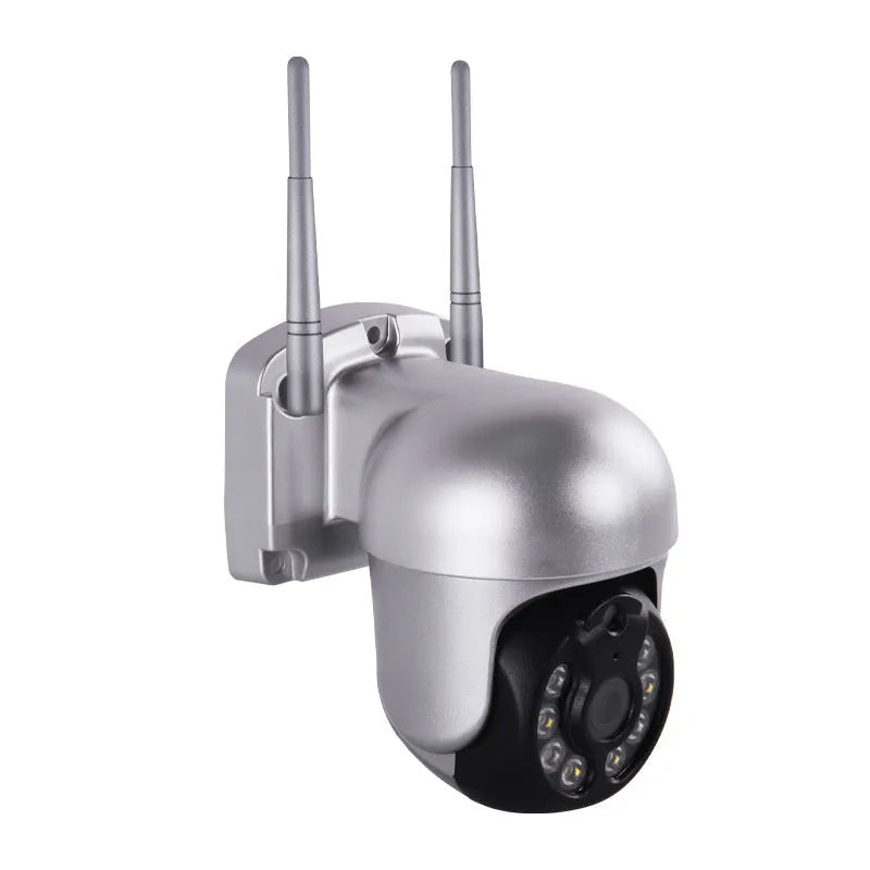 White wireless spherical surveillance camera with 3.6mm lens and 1080p resolution for home NVR system