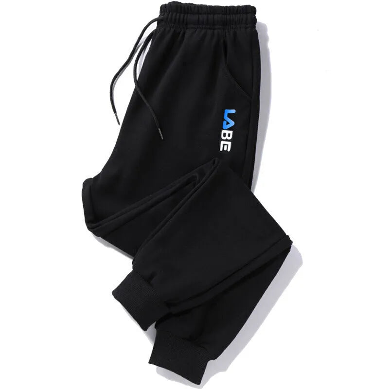 Loose fit mid-waist polyester casual trousers for teenagers, nine-length, small feet style, available in multiple colours
