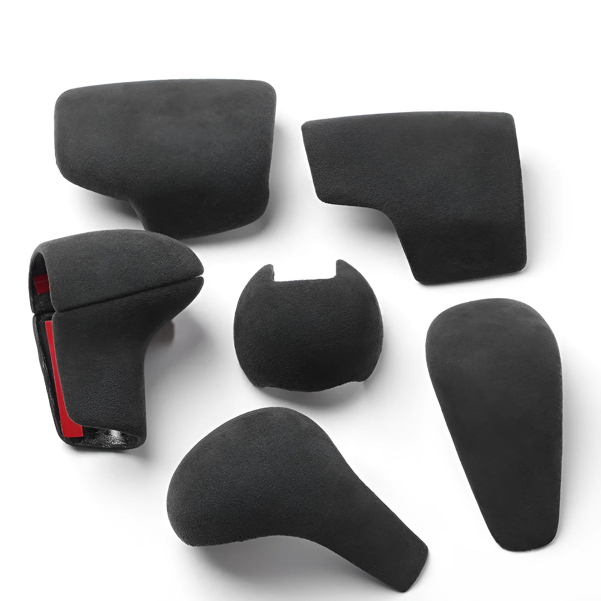 Audi interior modification gear handle in black, with strong grip texture, for A4L or Q5L model