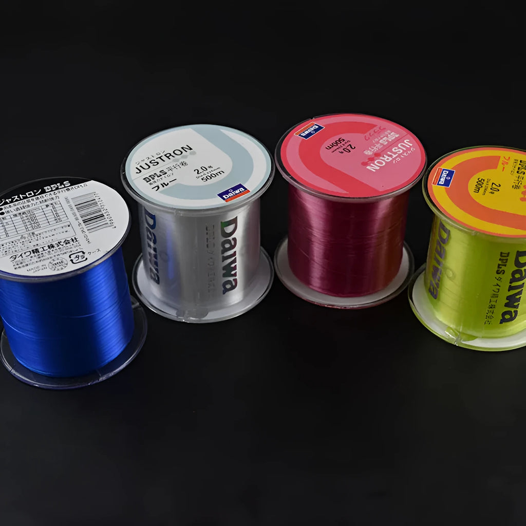 Nylon fishing line in seven colours and sizes 0.4 to 6.0 for sea fishing and long-range casting