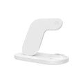 Foldable 3-in-1 wireless charging station for iPhone, Apple Watch and AirPods Pro in black or white