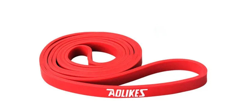 Latex resistance band in five colours red black purple green blue with 208cm length for yoga and fitness training
