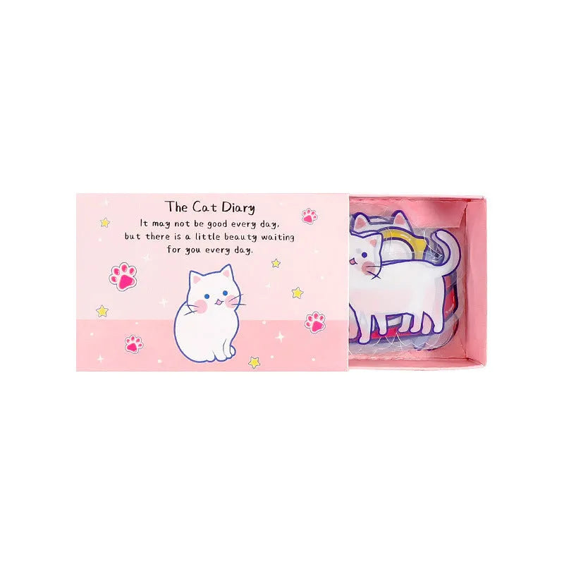Thibe Little Haruhito 20-piece decorative stationery sticker box for hand accounts, four designs including Spring Outing Bear and Cute Duck.