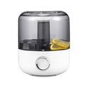 Black or white 3 litre quiet bedroom humidifier measuring 183x183x233mm