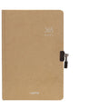 A5 hardcover locked diary notebook with 365 pages available in beige or black