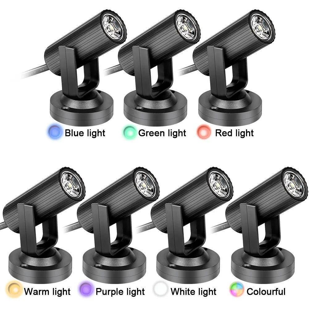 Black plastic 1W RGBW LED stage lighting pinspot beam spotlight for professional use