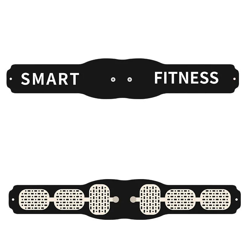 Anmeier FS88 black PU leather EMS muscle stimulator belt with LED display and USB charging