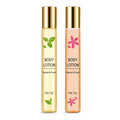 Mengxilan 12ml antiperspirant roll-on deodorant with lasting fragrance, available in green and pink, compact size 100x15x15mm