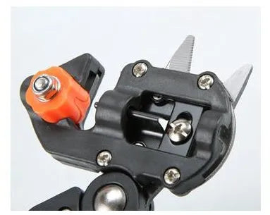 Alloy steel seedling grafting pliers with U-cut, V-cut, and Omega-cut blades for orchard tree pruning and grafting