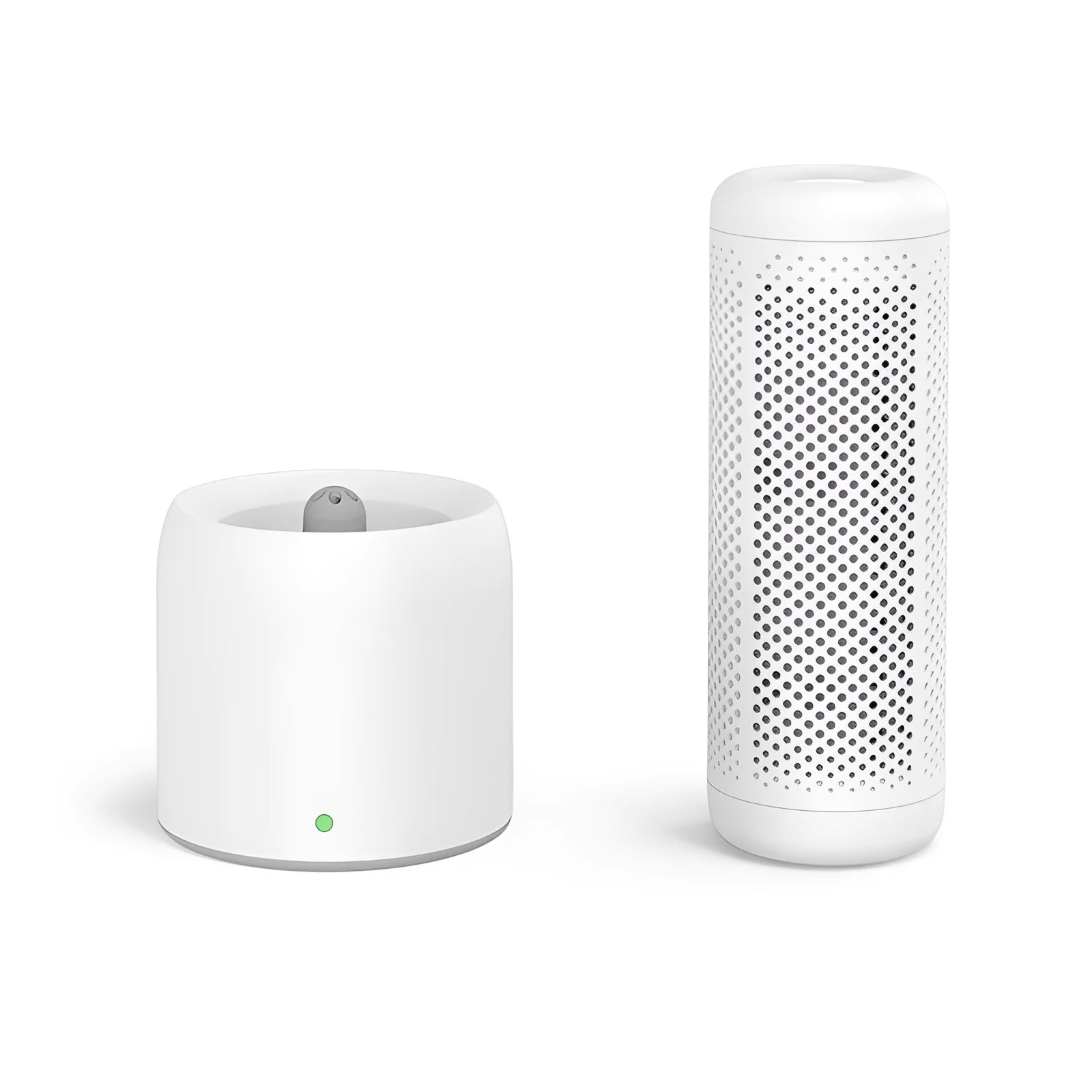White small household dehumidifier with UK plug for rooms under 10 square metres