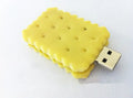 Sandwich cookie USB flash drive with USB 3.0 and PVC shell, available in 4GB to 64GB capacities