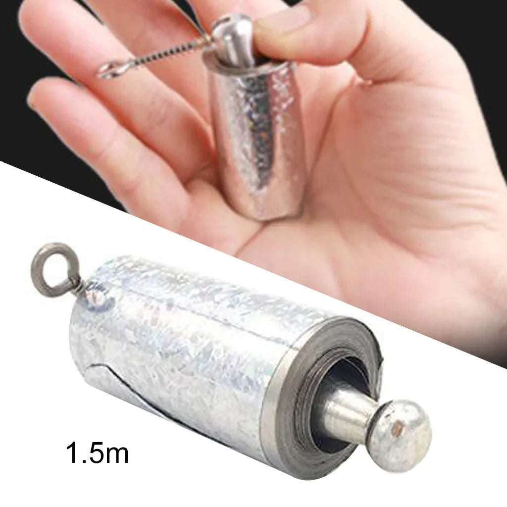 Telescopic metal magic wand in black on a performance stage