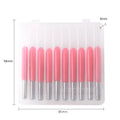 10 tungsten steel knives for acrylic engraving with 45 degree pointed blades