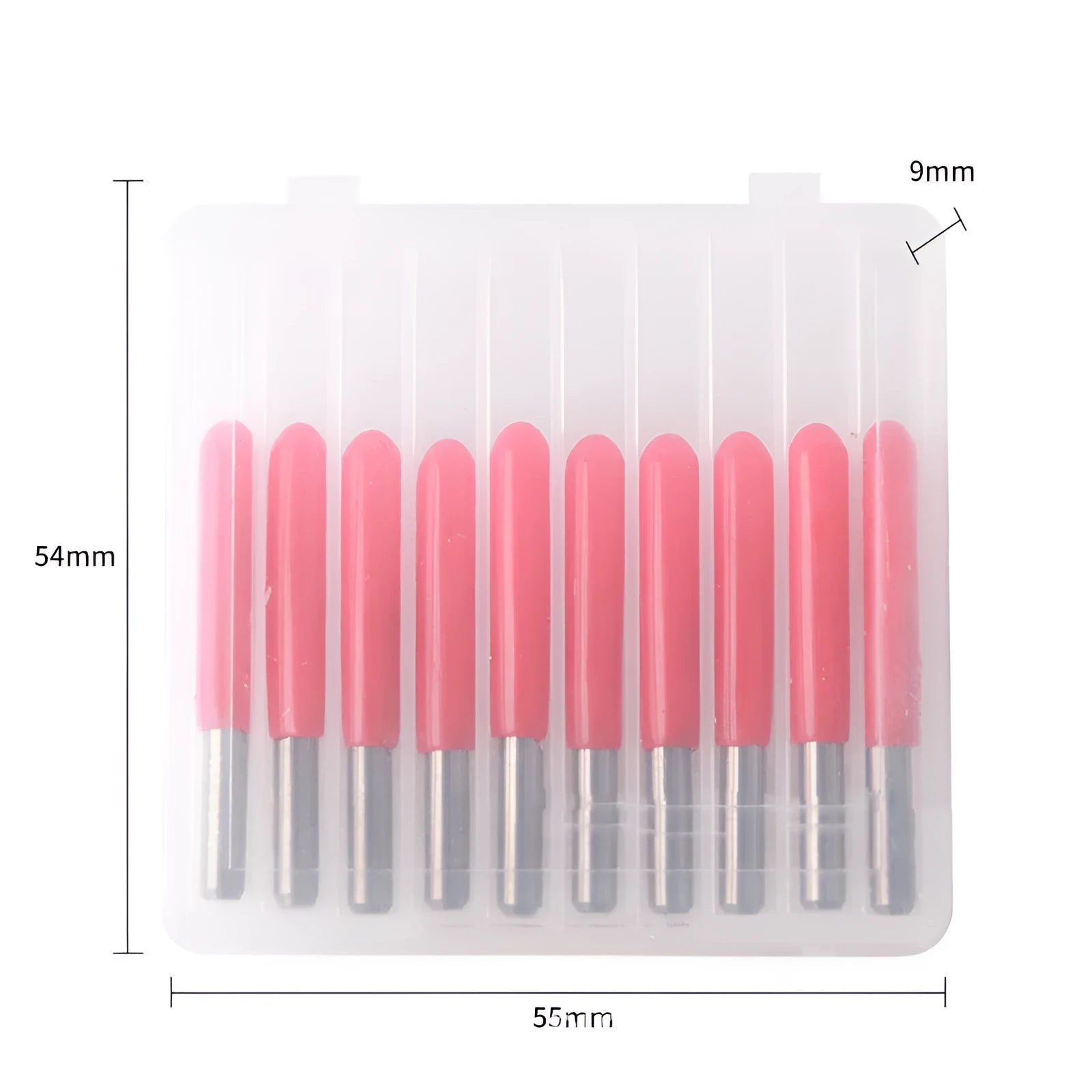 10 tungsten steel knives for acrylic engraving with 45 degree pointed blades