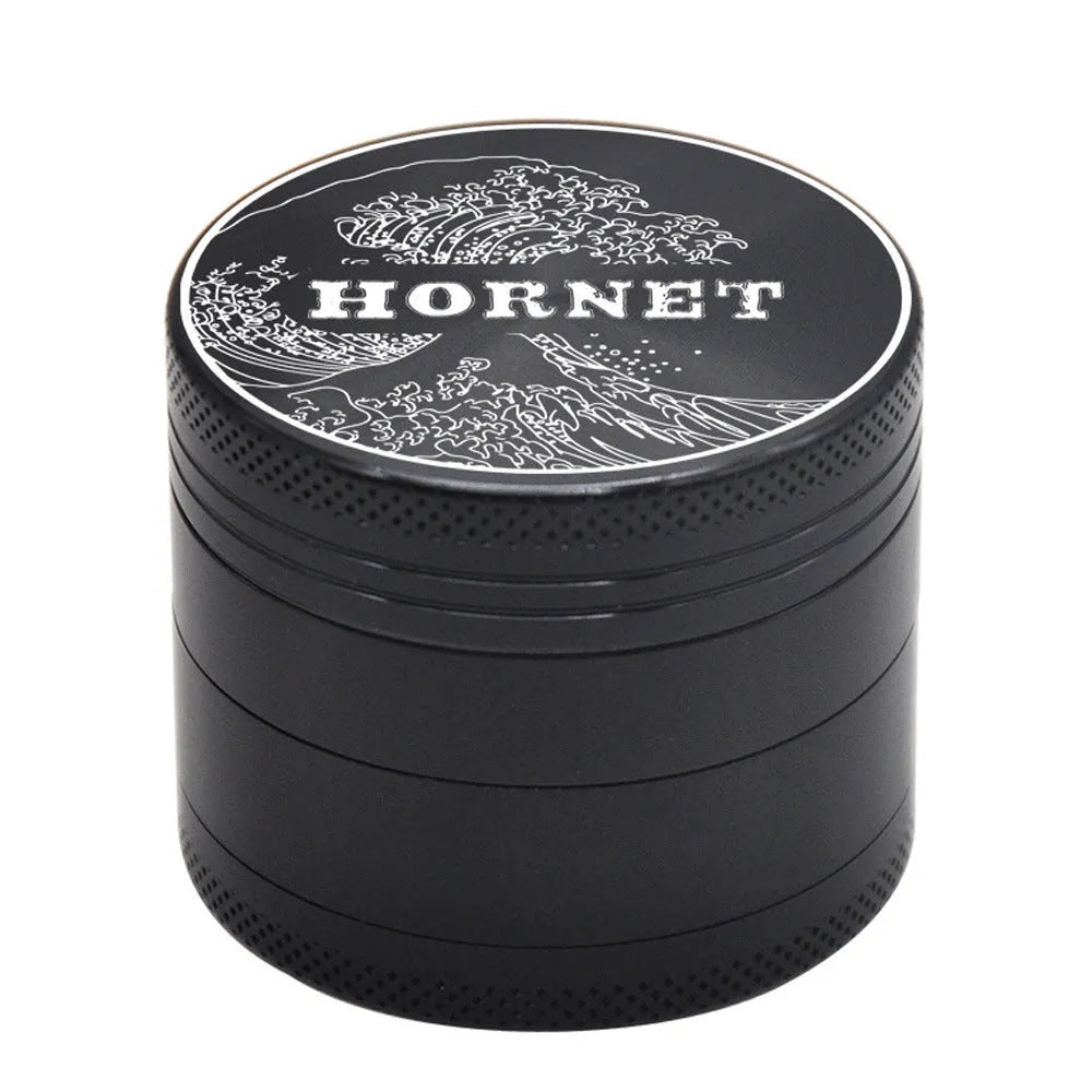 50mm four-layer aluminium alloy smoke grinder with colour options