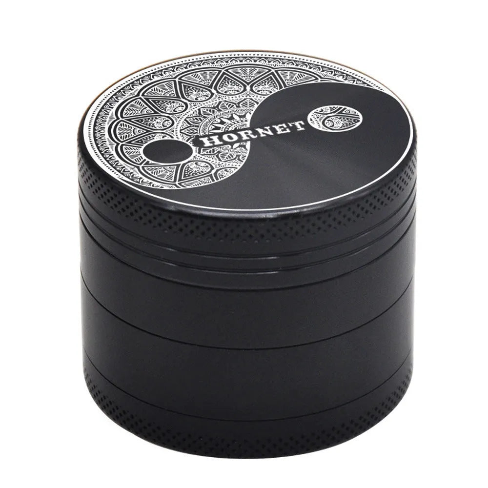 50mm four-layer aluminium alloy smoke grinder with colour options