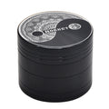 50mm four-layer aluminium alloy smoke grinder with colour options