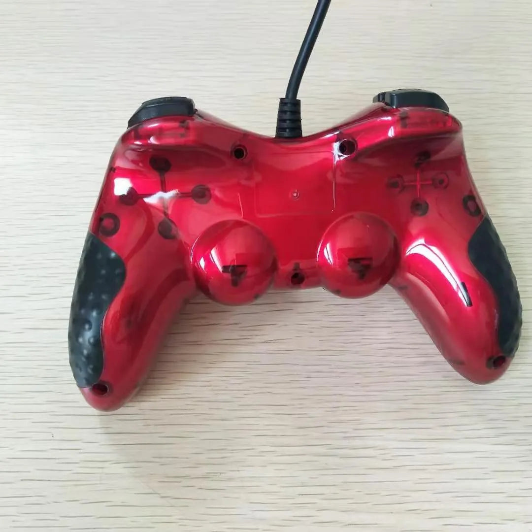 Red universal USB gamepad controller for Android, PC, XBOX360, STB, and PS3.