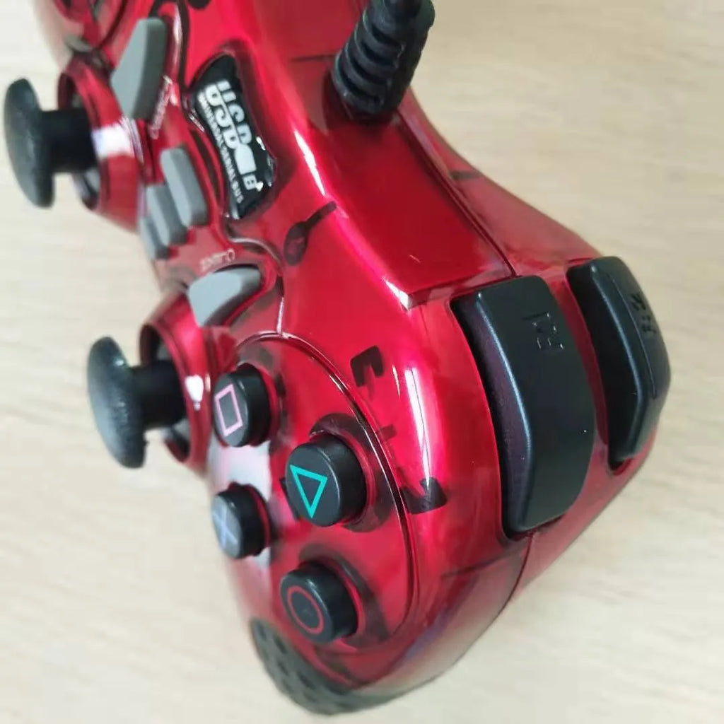 Red universal USB gamepad controller for Android, PC, XBOX360, STB, and PS3.