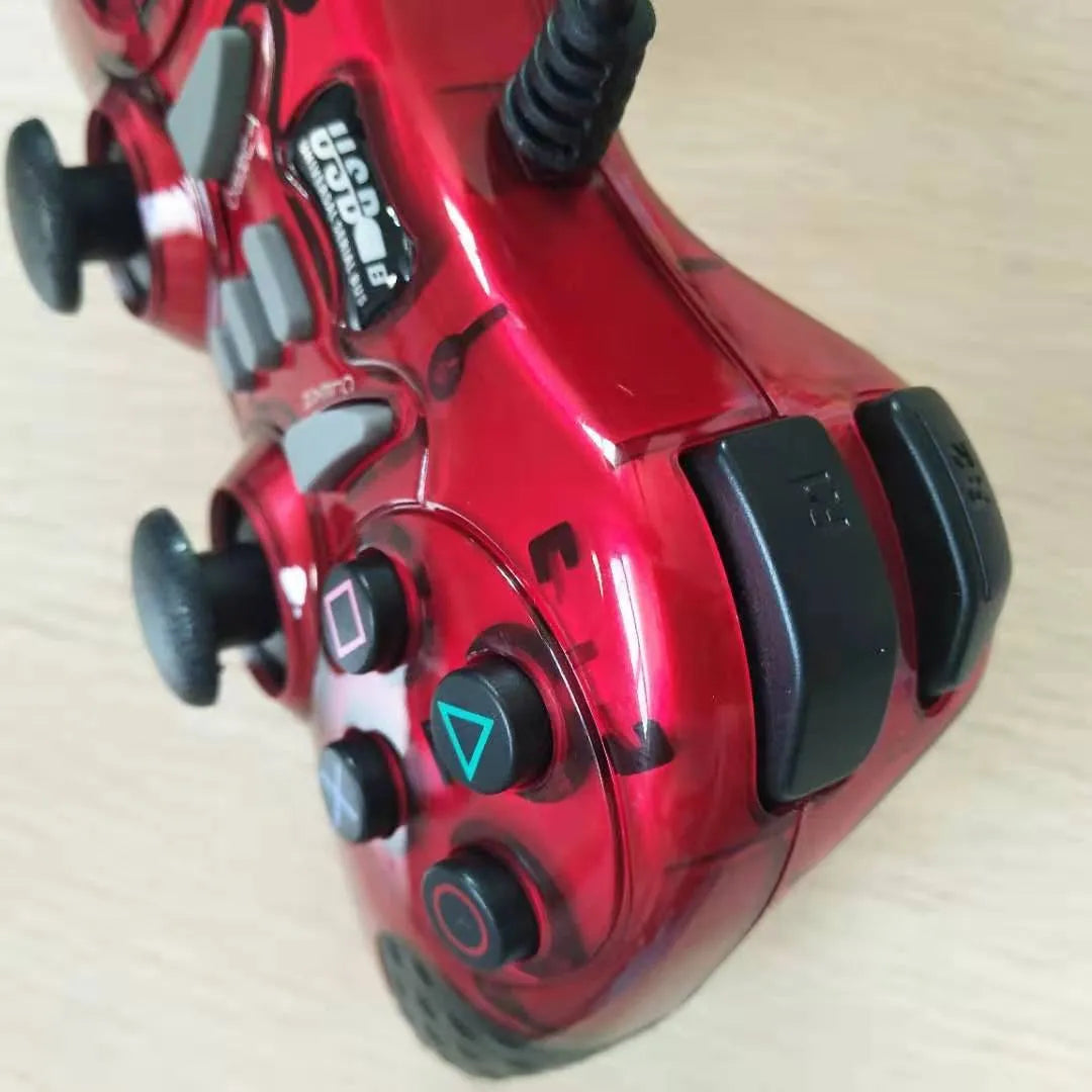 Red universal USB gamepad controller for Android, PC, XBOX360, STB, and PS3.