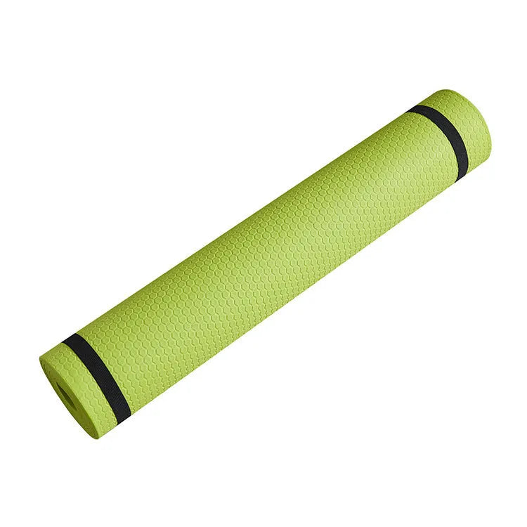 Eva Yoga Mat 5mm thick EVA foam roll in blue for fitness exercise and body training