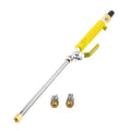 Blue and silver car high-pressure water gun with TPR handle and 75cm length