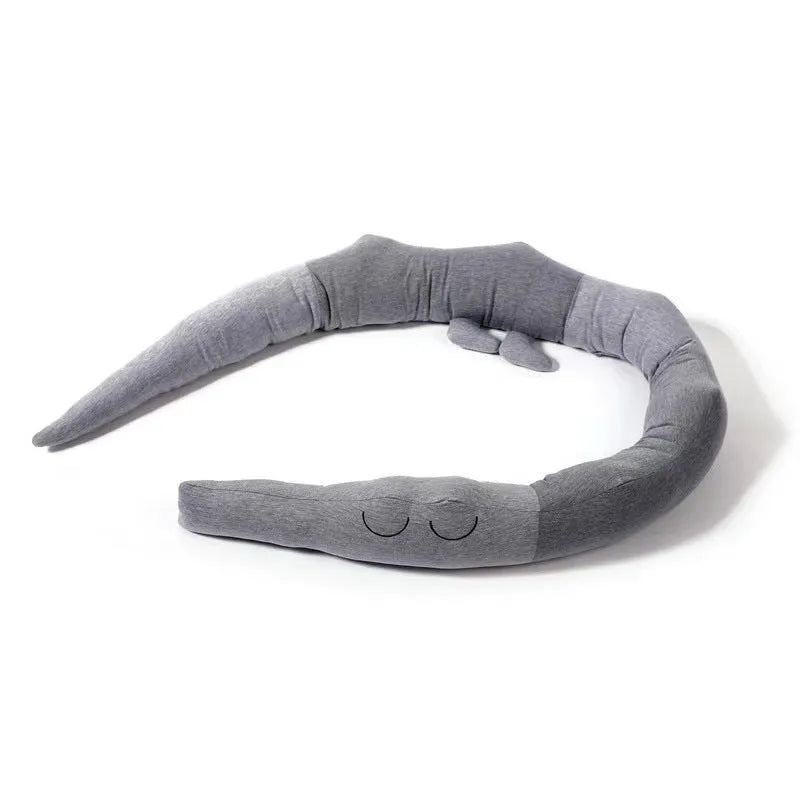baby crib bumper cotton 185cm gray cartoon design infant cradle protection