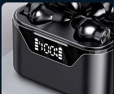 New TWS Bluetooth headset wireless binaural sports in-ear earbud waterproof long standby cool black