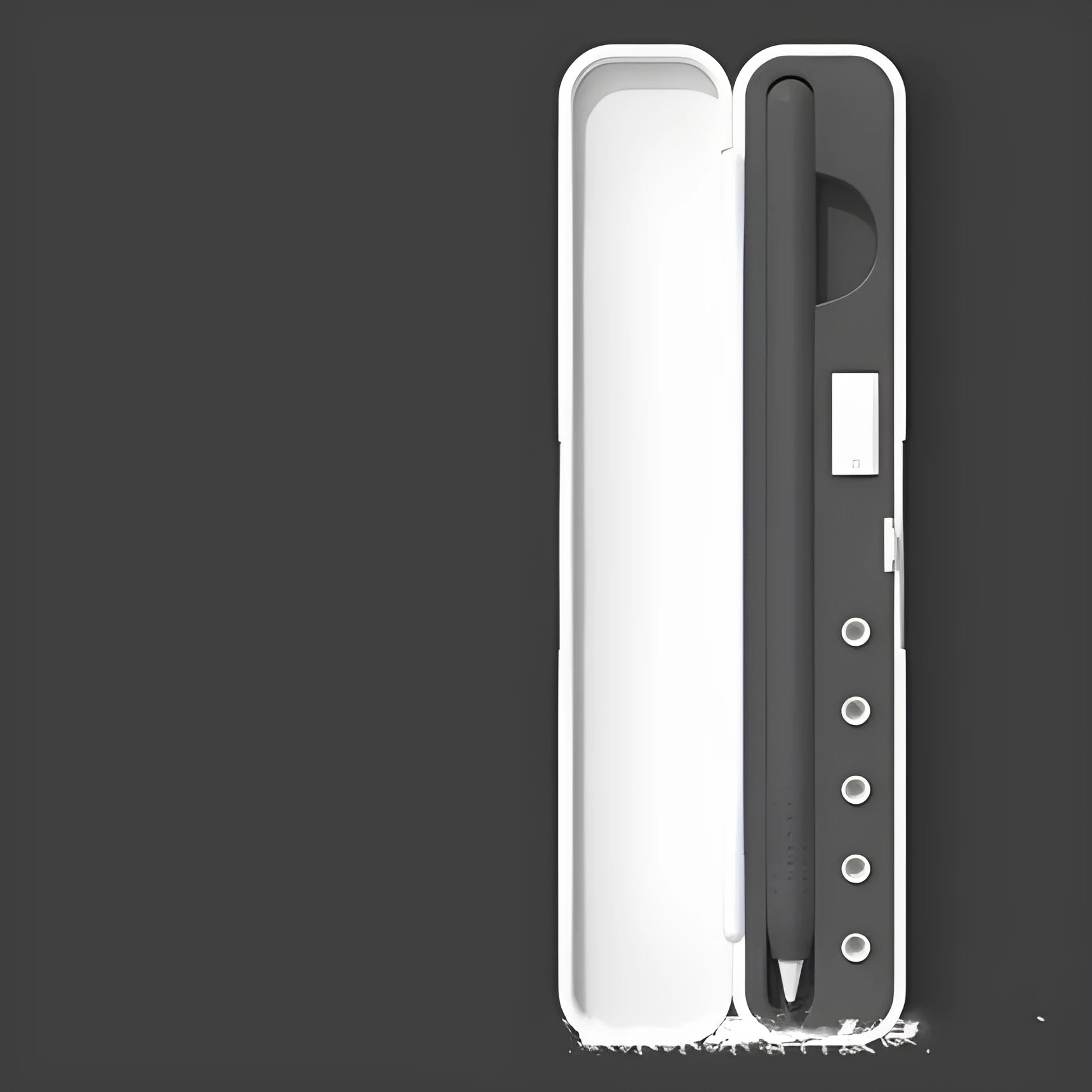Hard protective case for Apple Pencil with compartments for tips and adapters in four colour options