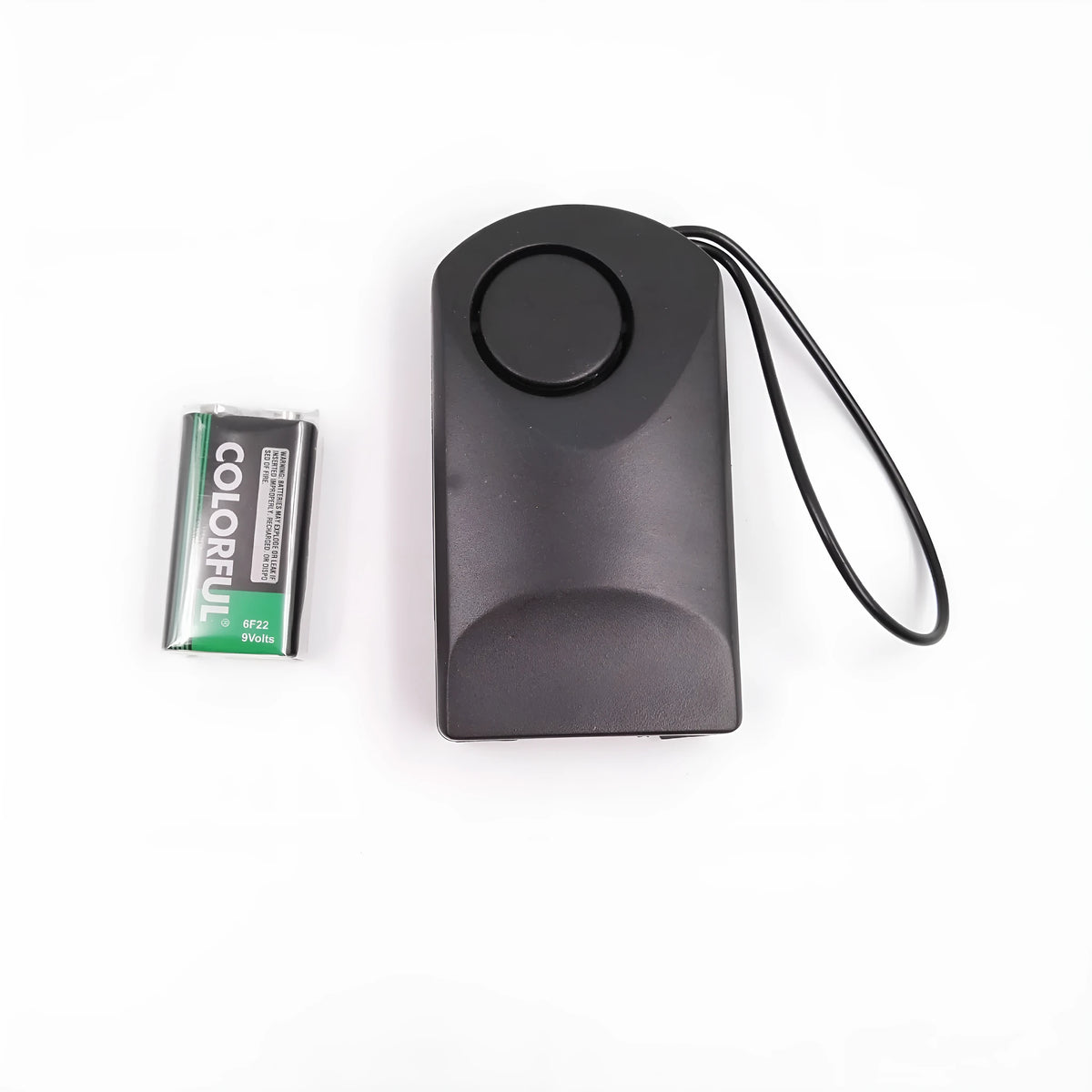 Black model 902 door handle contact induction anti-theft alarm with 360-degree detection and 0.1m range